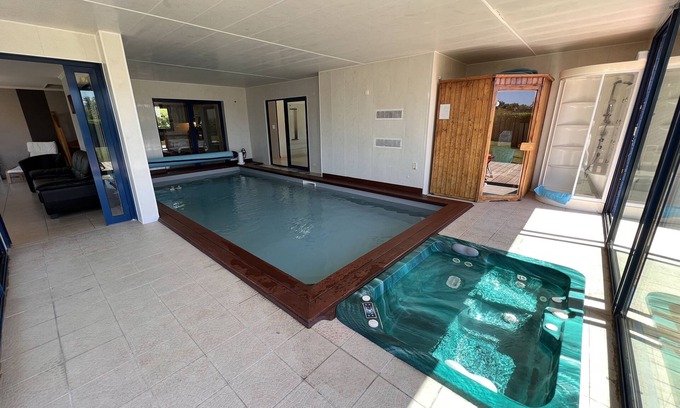 Kerherou Villa | Relaxing Villa with Pool & Spa, Steps from the Beach