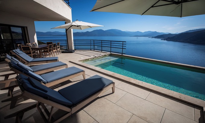 Belvedere-Campomoro Villa | Elegant 5-Star Villa with Pool, Steps from the Beach