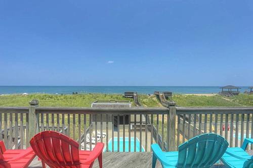 Kill Devil Hills House | Oceanfront Haven with Pool, Spa & Family-Friendly Fun