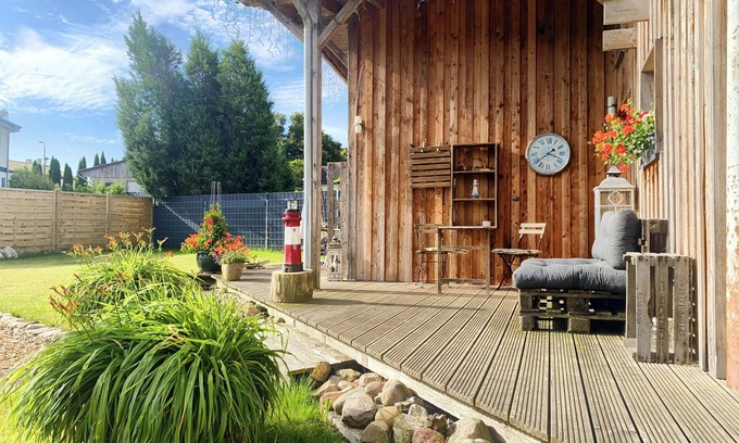Rugen Island House | Cozy Apartment with Terraces, Outdoor Space & Ocean View
