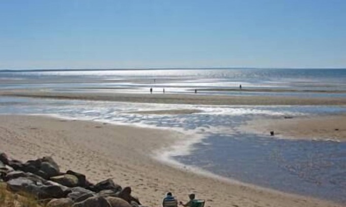 Campground Landing House | Steps from Private Beach: Oceanfront Retreat with Pool