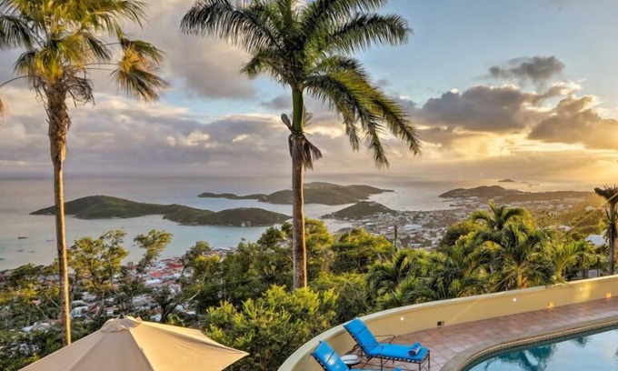 Estate Kings Quarter Villa | Stunning Harbor Views in Gated Community with Pool
