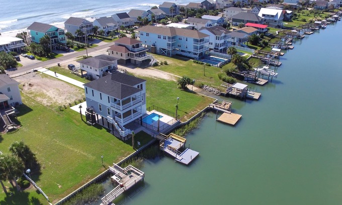 Murrells Inlet House | Premier 5BR Beachfront Retreat with Private Pool & Ocean Views