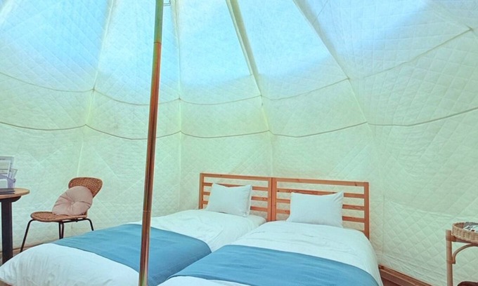 Futo Cabin | 5m bell tent A overlooking Sagami Bay for 2 peopl/Ito Shizuoka