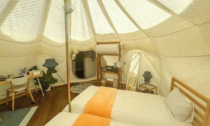 Futo Cabin | 5m bell tent B overlooking Sagami Bay for 2 peopl/Ito Shizuoka