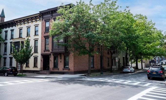 Troy House | Charming Restored Brownstone in Vibrant Downtown Troy