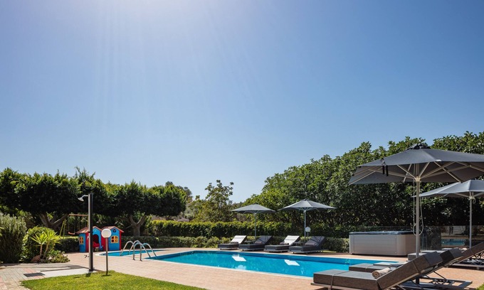 Prinos Villa | Indulge in a Private Pool Oasis, Steps from the Beach!