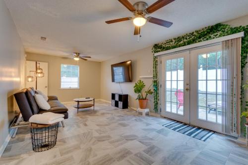 Reservoir House | Cozy Little Rock Retreat with Fire Pit and Pet Friendly Yard