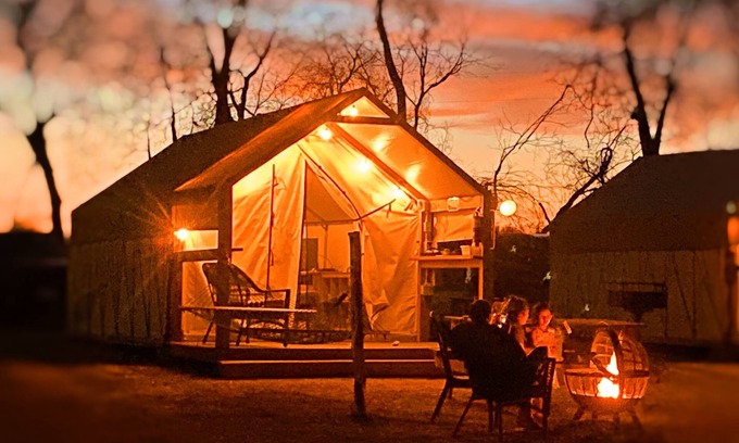 Prairie Lea House | Discover Son's Blue River Camp: Riverfront Glamping Cabin