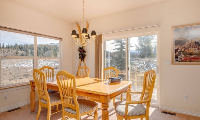 Breckenridge House | Inviting Corner Unit with Fireplace & Easy Gondola Access