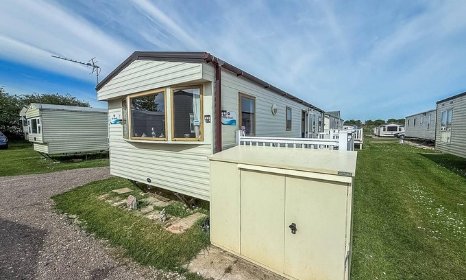 Louth House | Spacious 8 Berth Caravan with Decking at Sunnydale, Lincolnshire
