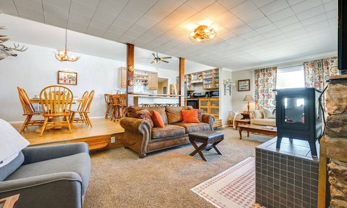 Pioche House | 8 Mi to Hiking: Home w/Patio in Dtwn Pioche