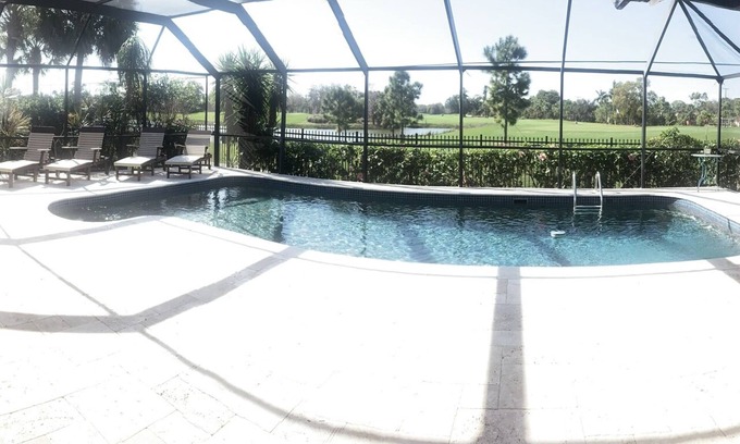 Cypress Lakes Estates House | Inviting 4-Bedroom Oasis with Pool & Hot Tub Near Beach