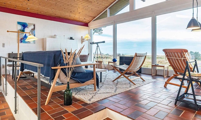 Bindslev House | Spacious 8-Person Holiday Home with Ocean View in Bindslev