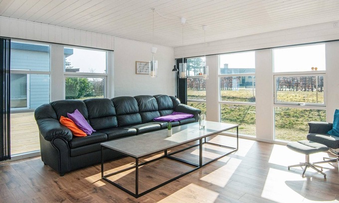 Vibæk Strand House | Spacious 8-Person Holiday Home with Ocean View in Ebeltoft