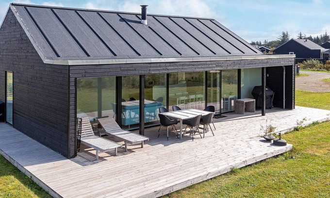 Tranum House | Spacious 8-Person Holiday Home in Brovst with Spa & Kitchen