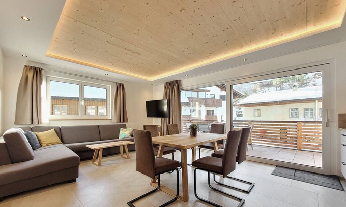 Bichlbach Apartment | Modern Apartment with Balcony, Pool & Steps to Ski Area