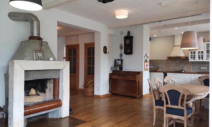 Klaipeda county House | Experience Riverside Comfort: Pet-Friendly Retreat Near Palanga