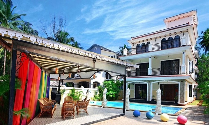 Calangute House | Family-Friendly 9BHK Villa with Pool and Playroom Fun