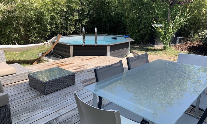 Le Bouscat House | Discover Relaxation at Maison Piscine Near Bordeaux Centre