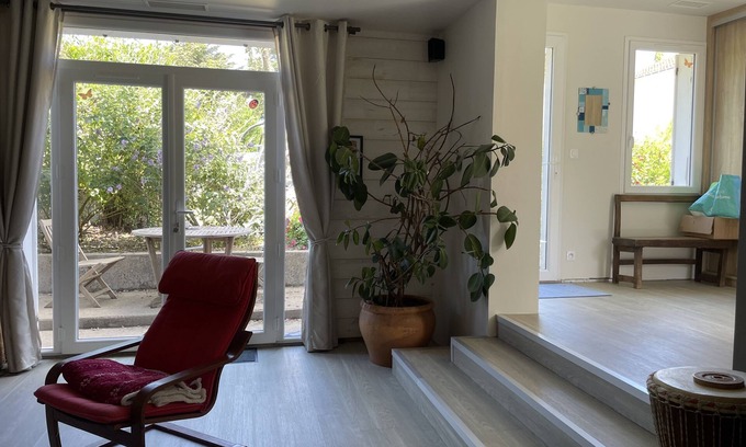 Prefailles House | Cozy Retreat Steps from the Sea with Garden Oasis