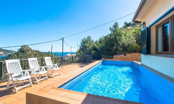 Aiguablava House | Relax at A-22 Begur Aiguablava: Pool, Spa & Family-Friendly