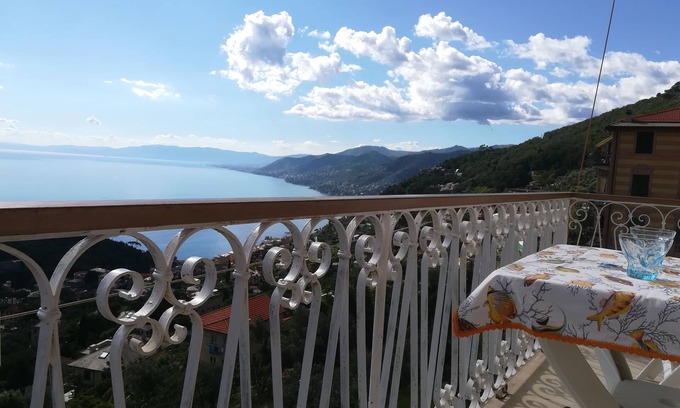 Ruta Apartment | Experience a Balcony Oasis Between Sky and Sea