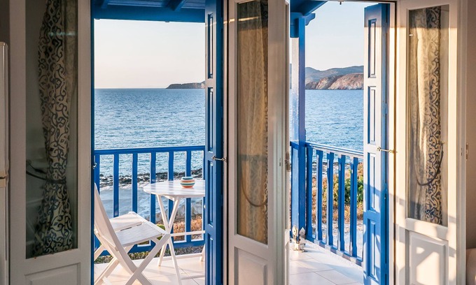 Apollonia Apartment | Experience Sunset Views from Your Private Balcony Retreat