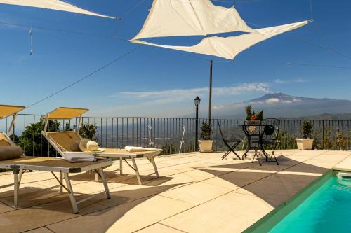 Castelmola Villa | Prime Oceanfront Retreat at A casa dù Rumanu - Taormina