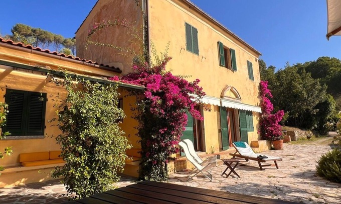 Portoferraio Cottage | Elegant Country House with Ocean View near Elba Beaches