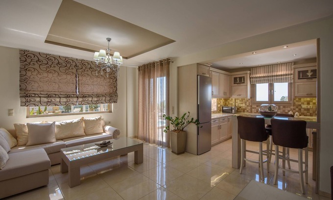Kamilari Villa | Chic Villa with Private Pool and Ocean View Retreat