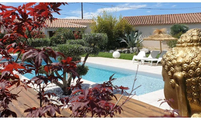 Bedarrides House | Top-Rated Cottage in Provence Bedarrides with Pool & Spa