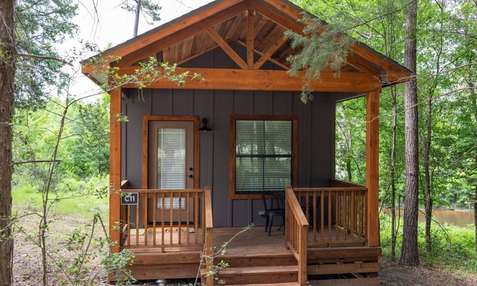 Livingston Cabin | Serene Waterfront Retreat at Two Creeks Crossing Resort