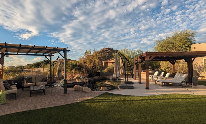 East Mesa House | Adobe Estate: 10/10 Rated with Pool and Spa Amenities