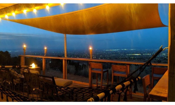 Pinon Hills House | Tranquil Desert Mountain Retreat with Hot Tub & Hammocks