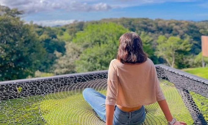 Monteverde Cabin | Forest A-Frame Retreat with Hot Tub and Ocean View