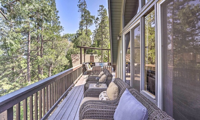 Lake Arrowhead Cottage | Relaxing A-frame Retreat with Decks & Lake Arrowhead Views