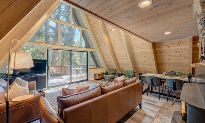 Ridgewood House | Inviting A-frame Home with Game Room & Lake Access