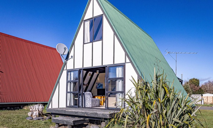 Ohakune House | Discover A-Frame of Mind: Family-Friendly Ohakune Getaway