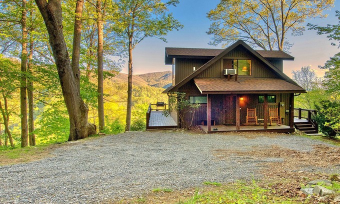 Clyde Ski Chalet | Escape to A-Frame on Private Mountaintop with Spectacular Views