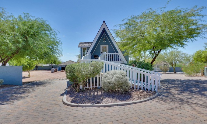 Apache Junction House | A-Frame w/Patio & Mtn Views: Arizona Retreat