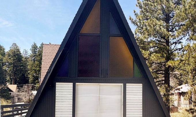 Running Springs House | A Frame With Lots of Personality in Running Springs