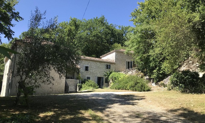 Fauroux Other | Secluded Rustic Farmhouse with Pool & Scenic Views