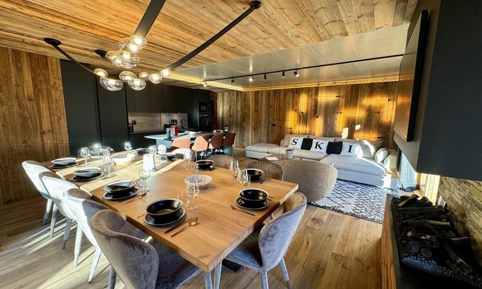 Champagny-en-Vanoise Apartment | Perfectly Located Vrbo Property with Spa & Pet-Friendly Perks