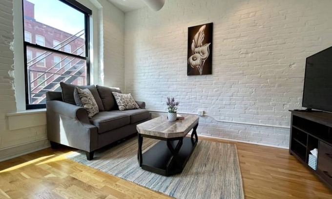 Old Market Apartment | Historic Loft in Old Market with Howard Street Views
