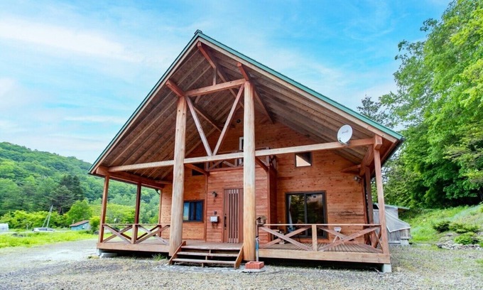 Bankei Cottage | A log house with a 100% natural hot spring.