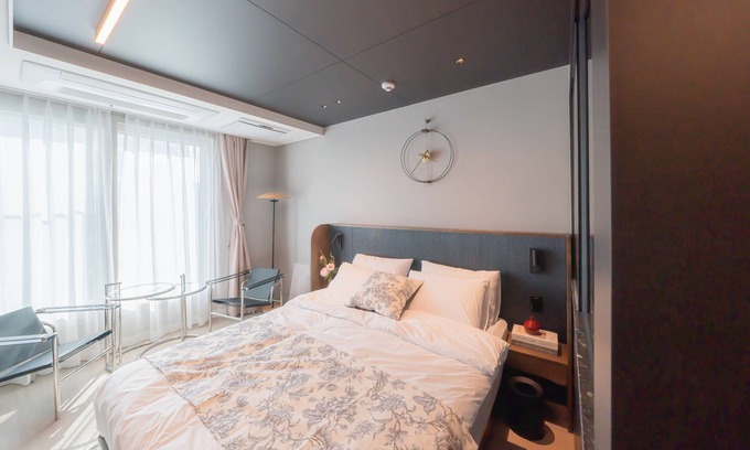 Suyeong-Gu Condo | Elegant Studio Apartment with Pool & Breakfast Included