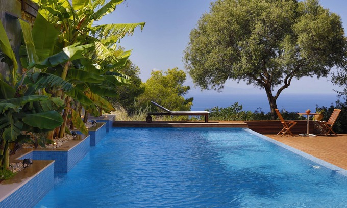 Chania Town Villa | Enchanting Hilltop Retreat with Ocean Views in Chania