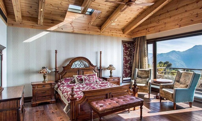 Haridwar Villa | Elegant Villa with Pool & Hot Tub Overlooking the Ganges