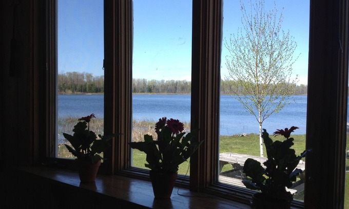 Levering Cabin | Escape to a Northern Michigan Hideaway with Lake Views
